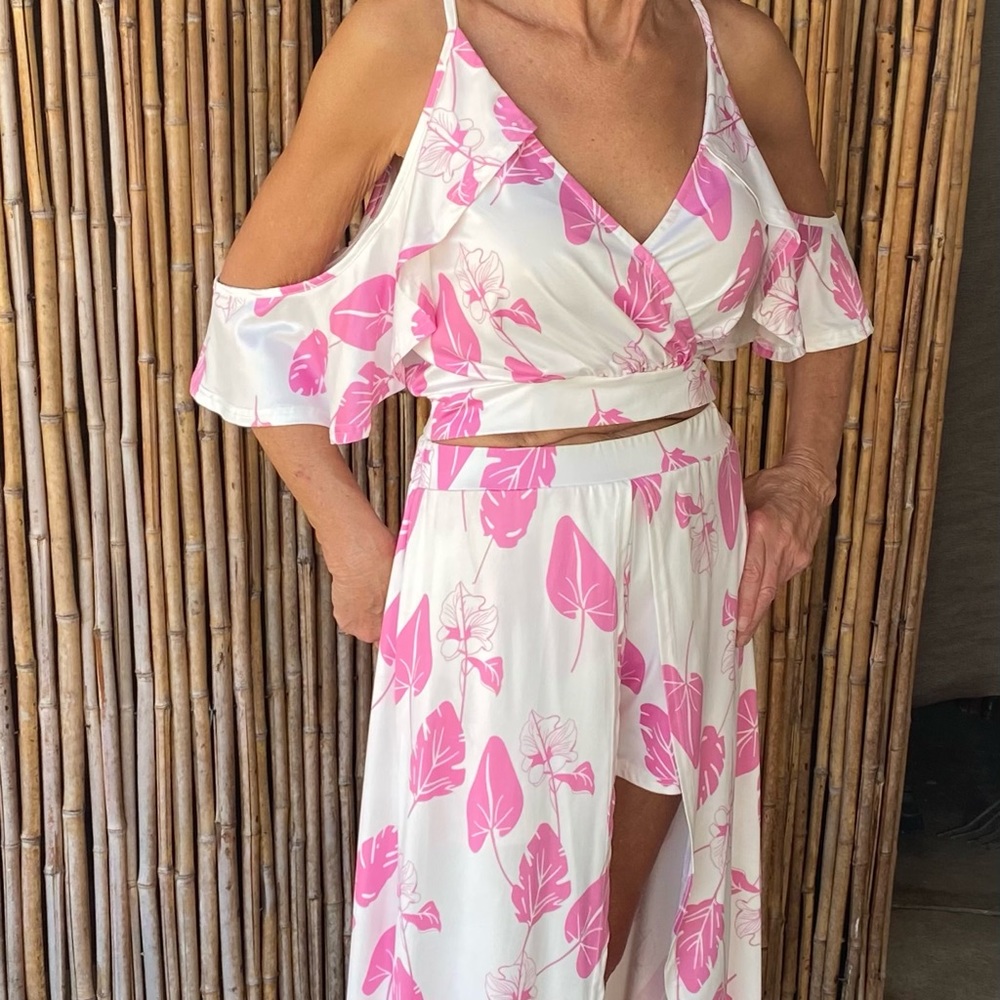 Two piece shorts/ skirt set